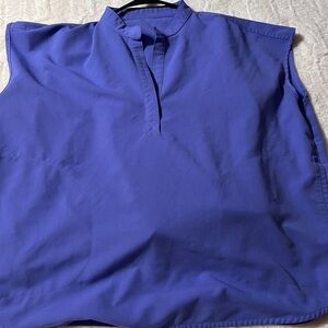 Figs XL Blueberry Raphaela scrub top